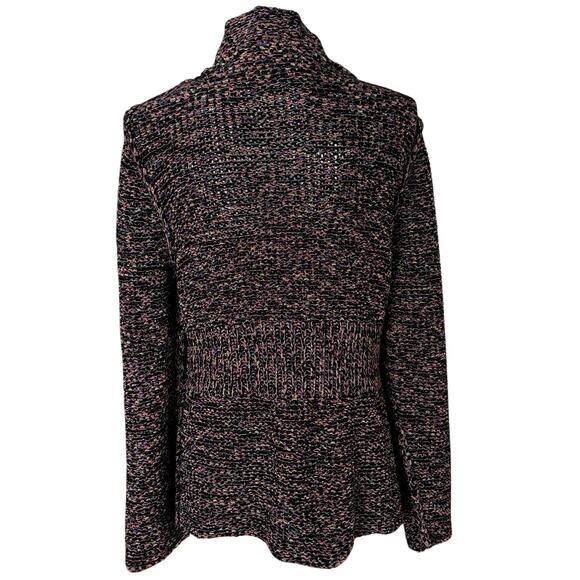 Habitat Size XL Chunky Knit Multicolor Cardigan Sweater Jacket Long Sleeved - Picture 2 of 5